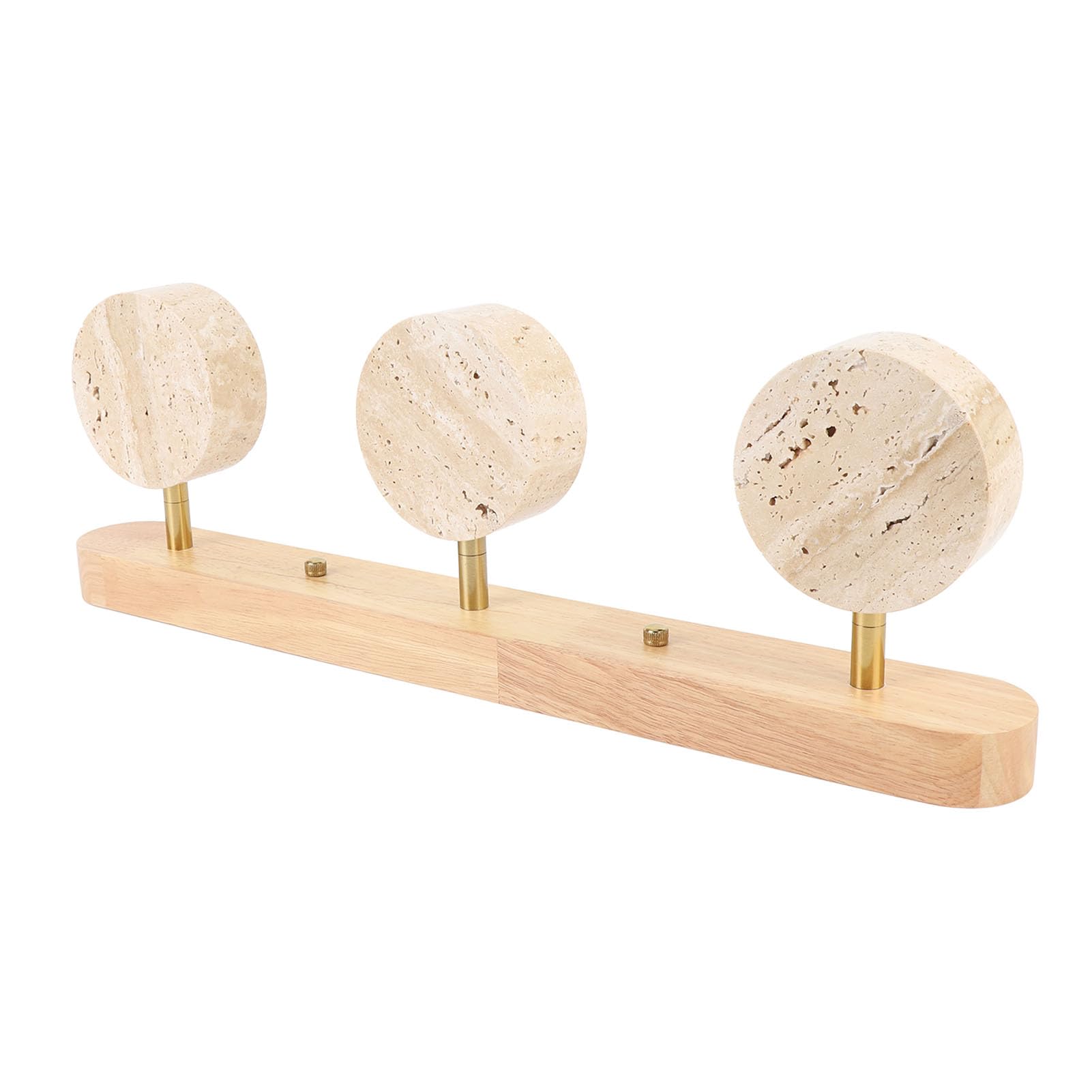 FTVOGUE Luz de Tocador de 3 Luces con Marco de Madera de Roble Macizo y Paneles de PC, Brillo Cálido para Baño, Sala de Maquillaje, Pasillo, Cocina, Vestidor
