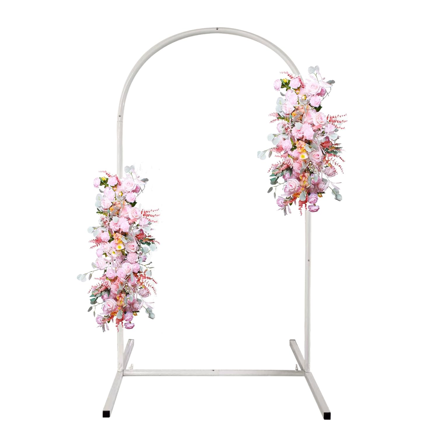 FiVan 2.7ft by 6ft Heavy Duty Trio Arch Backdrop Frame Stands for Party Covers