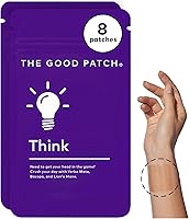 Vista 1 de The Good Patch Think Patch, Natural Patch with Caffeine, Yerba Mate, Bacop, Lion's Mane, Plant Powered Wearable Wellness, Focus Patches, Sustained