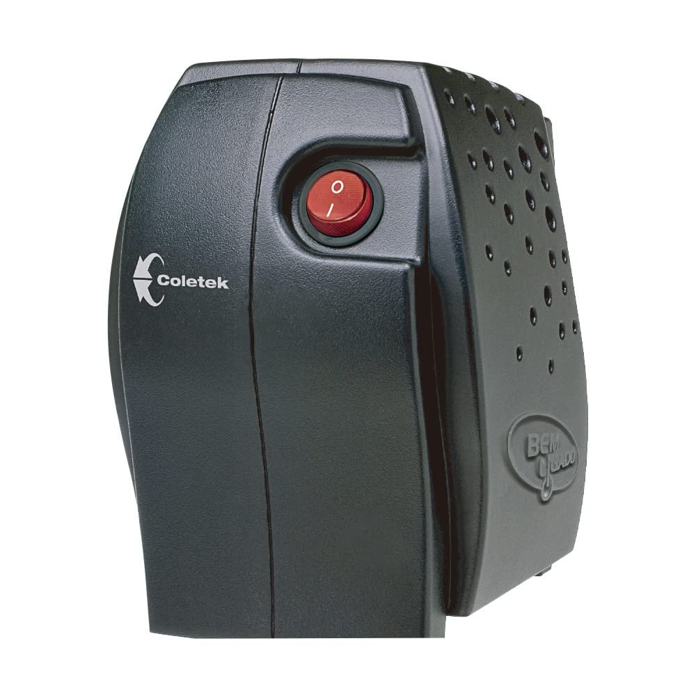 Estabilizador Coletek Bem Ligado ES-300VA-M, Preto, Tensão nominal de entrada/saida