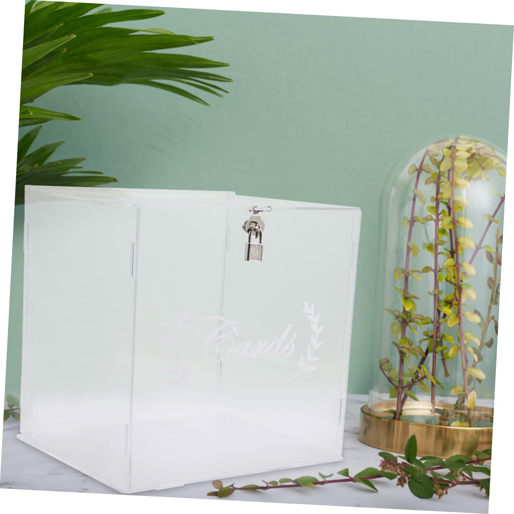SHOWERORO Hochwertige Transparente Acrylbox Für Hochzeitskarten Und Geldgeschenke Stilvolle Spendenbox Für Hochzeitsfeiern Und Empfänge Für Erinnerungen Und Glückwünsche