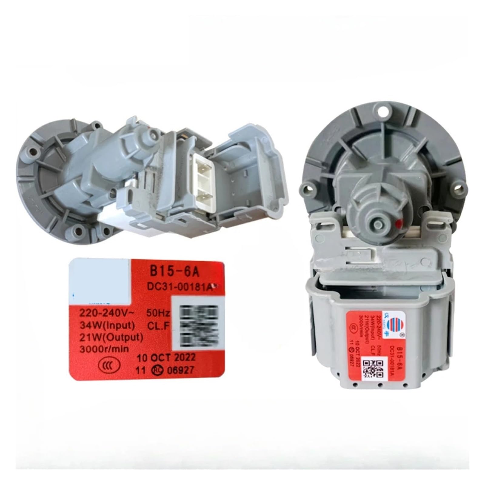 Conjunto De Bomba De Drenaje For Lavadora, Compatible Con Samsung