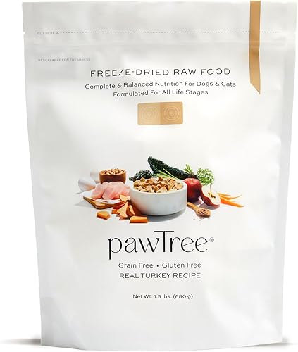 Miniatura 1 de pawTree Alimento crudo liofilizado para perros y gatos. Nutrición rica en nutrientes, totalmente natural, completa y equilibrada. Carne real,