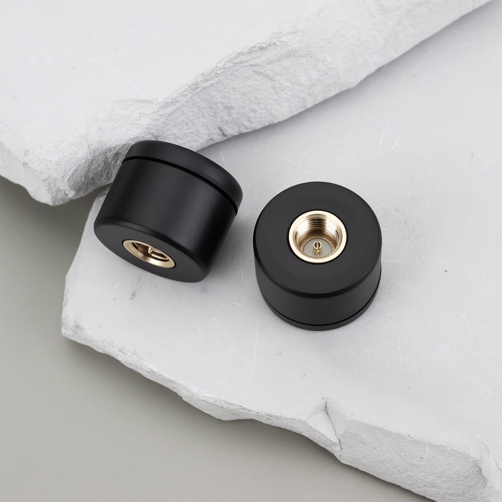 ECSiNG 4 Pezzi SMA Mini Antenna 14x18mm 2.4GHz 3dBi 50W Compatibile Con D-Link Nero