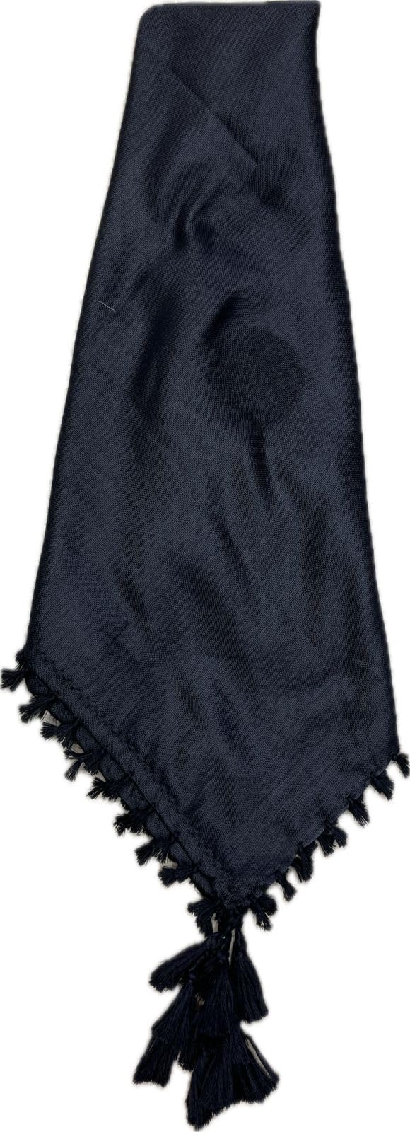 jannat Cotton Viscose Pure Black Arafati Rumaal (Shemagh) 48X48 Inch, Soft and Durable-picture-31
