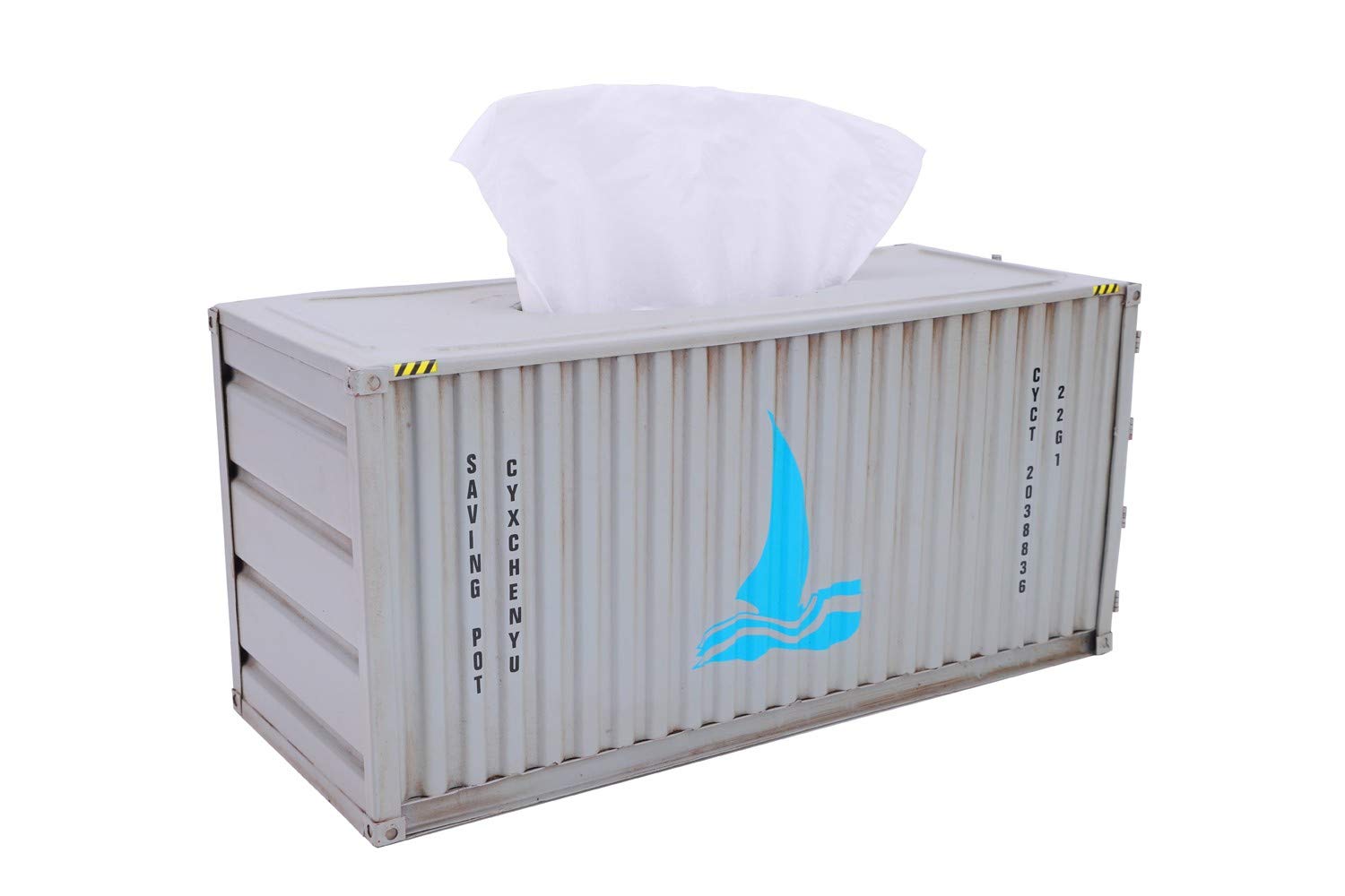 Iron Container Tissue Box Cover, Handmade Vintage Classical Tissue