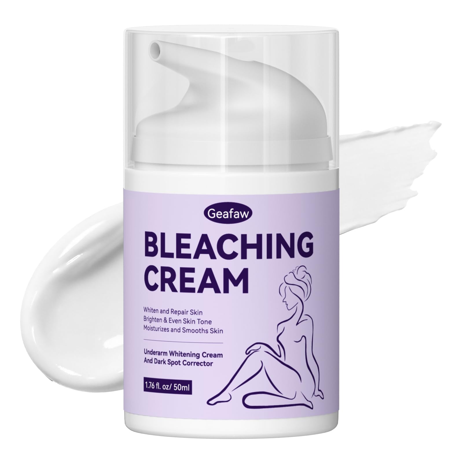Skin Bleaching Cream, Skin Lightening Cream for Intimate Areas 1.7fl OZ