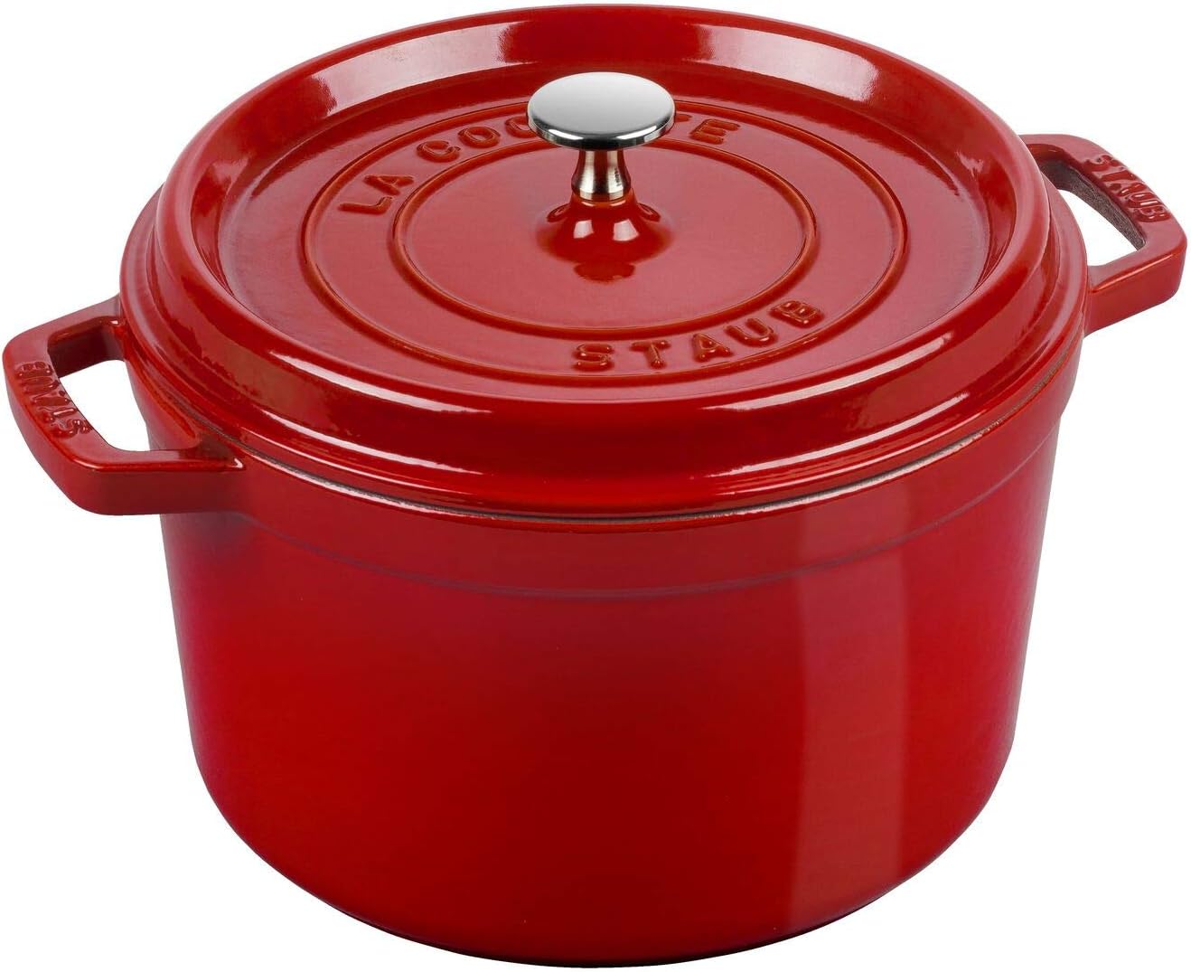 5 qt, Round, Tall Cocotte, Cherry