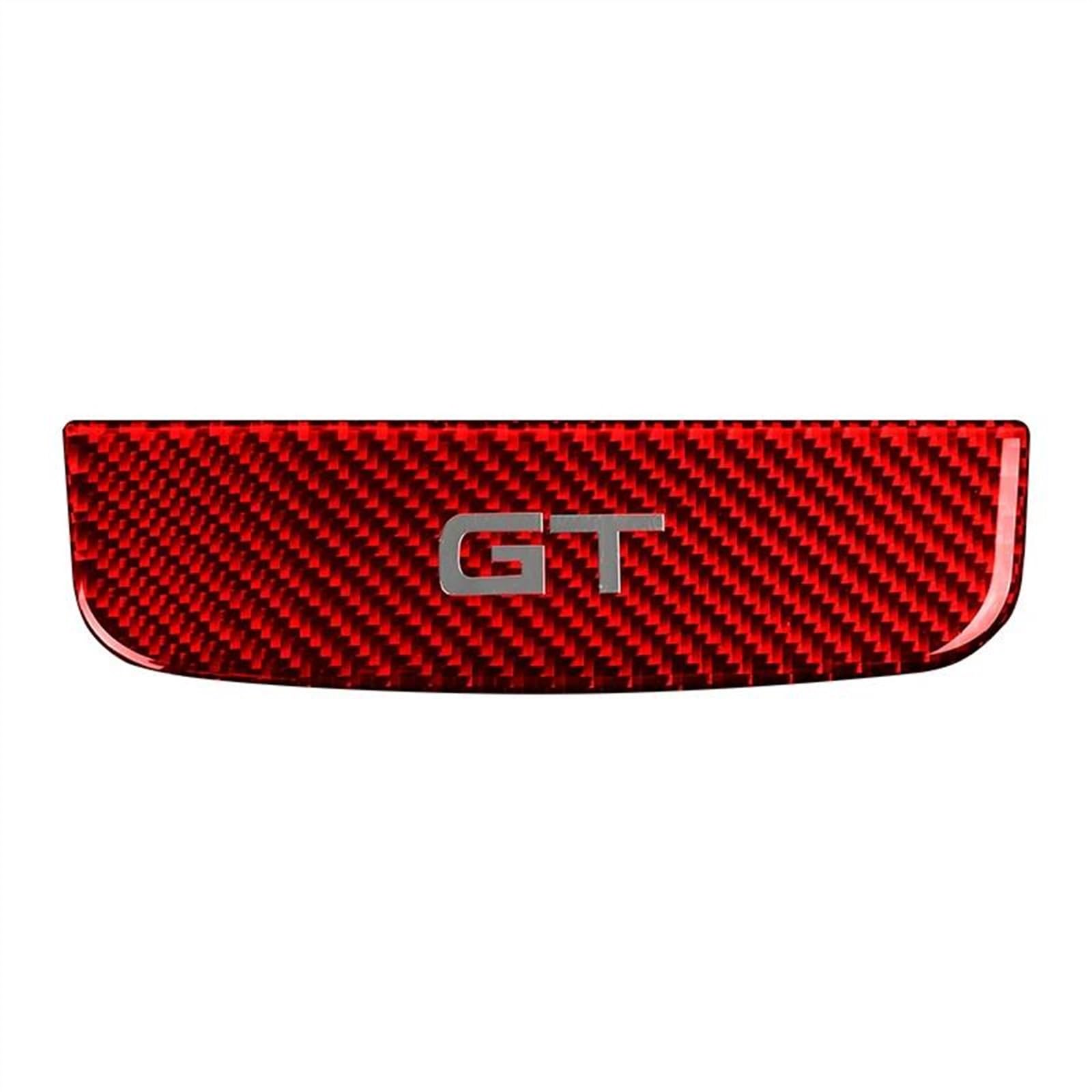 Csspdm Style A Red Car Decoration Interior Accessories Storage Box Trim Cover Sticker For Ford For Mustang Gt 2015-2021(Style A Red)