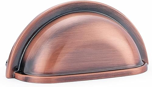 HARPOON Tiradores de gabinete de cocina, asas de cajón de 3 pulgadas  Paquete de 10 accesorios para gabinetes de cocina (cobre antiguo)