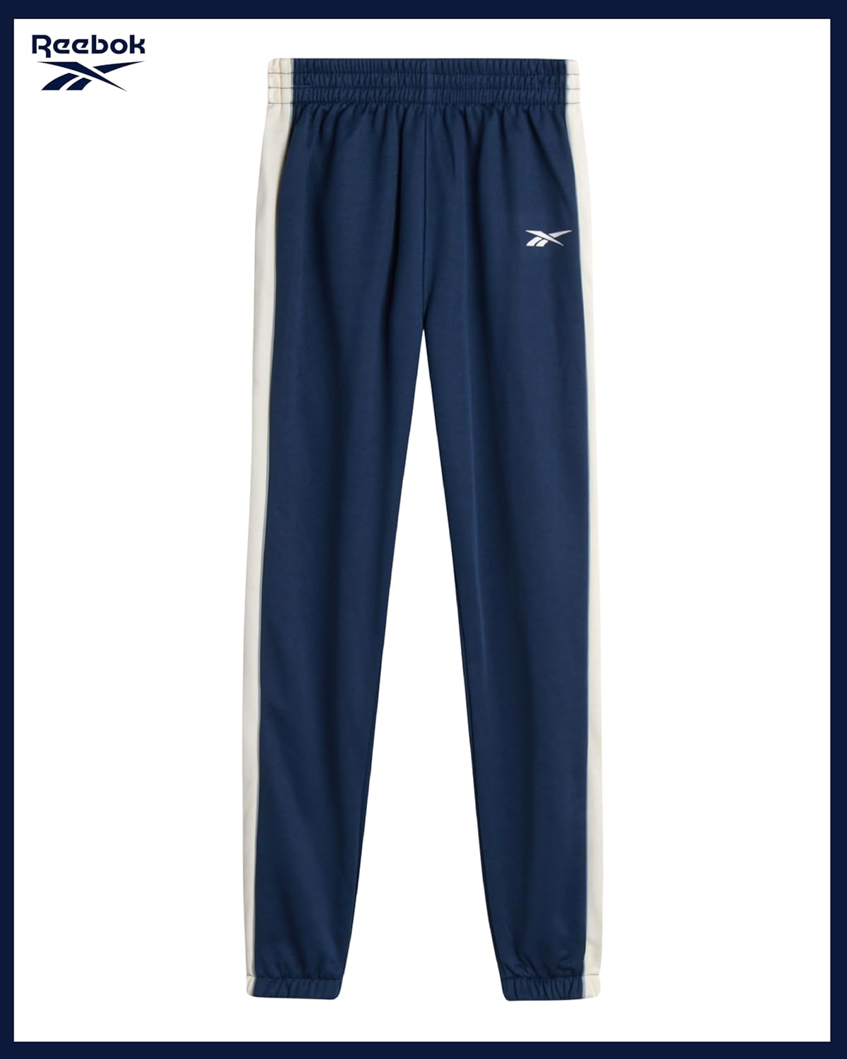 Reebok Boys Joggers Set - 3 Piece Boys Tracksuit Set with Tricot Zip Up Jacket Athletic Cotton T-Shirt and Jogger Sweatpants - Image 7