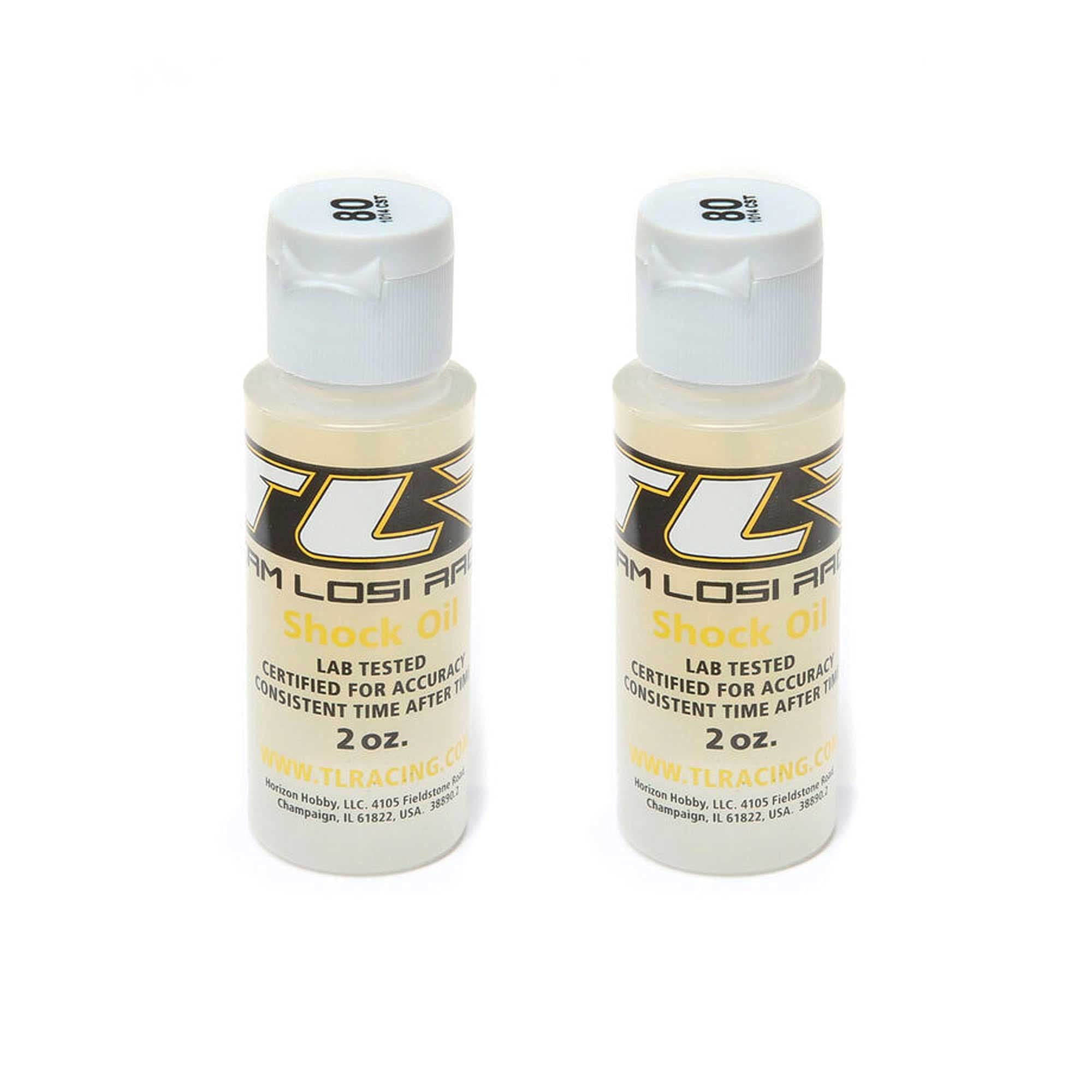 Team Losi Racing Silicone Shock Oil 80WT 1014CST 2OZ HHDTLR74016 Electric Car/Truck Option Parts