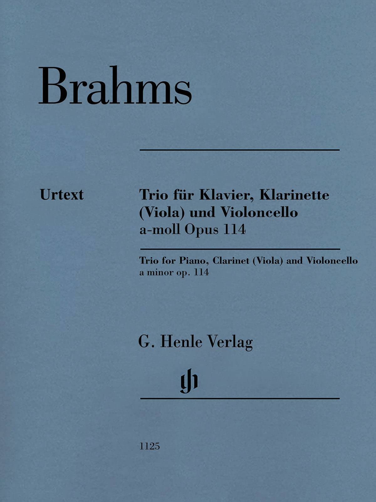 Trio in A Minor, Op. 114 - Revised Edition (Multilingual Edition)