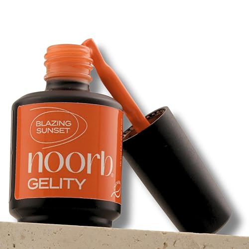 Miniatura 1 de Esmalte de gel naranja, esmalte de uñas de gel natural con pigmentos orgánicos, esmalte de gel de uñas UV para remojar el esmalte de uñas de color