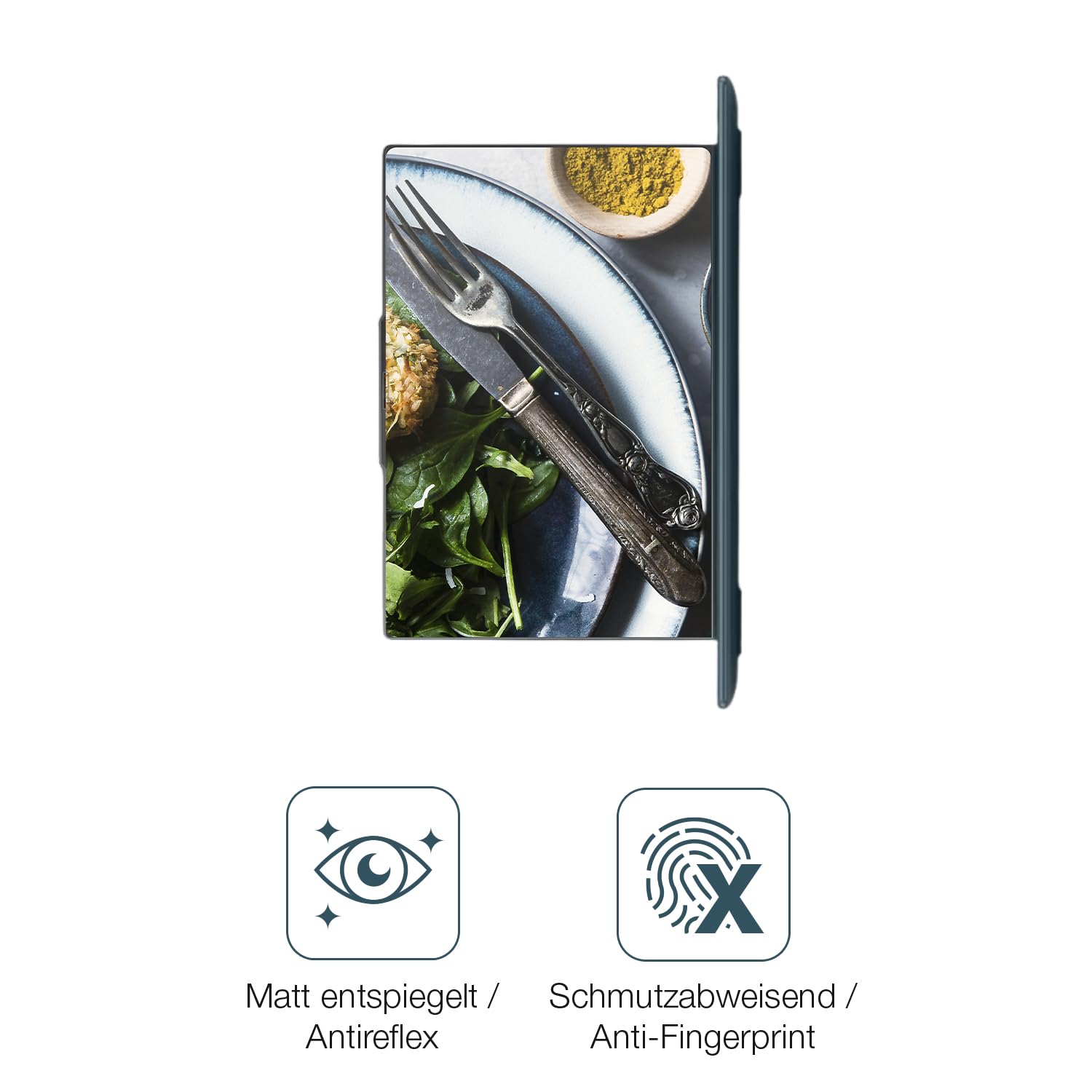 dipos 2x Pellicola 9H opaca per Lenovo Yoga 7i 2-in-1 Gen 9-14 83DJ003QGE | Antiriflesso, non si rompe e non si scheggia, non è vero vetro, Anti-Shock, antigraffio, senza bolle, autoadesiva