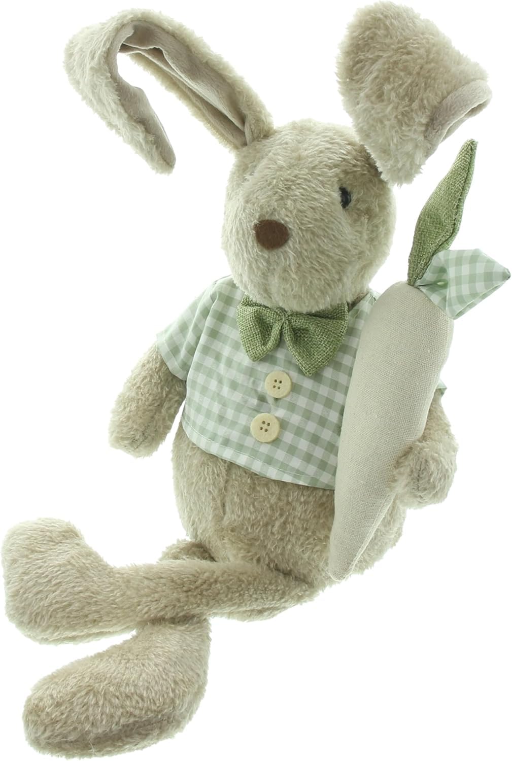 FRANK FLECHTWAREN Kantenhocker Hase Henry, Polyester, Metall, Sand, schwere Qualität Maße: Höhe 60 cm