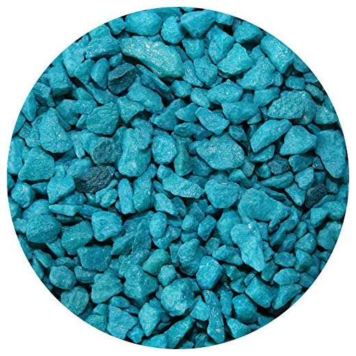 Spectrastone Special Turquoise Aquarium Gravel for Freshwater Aquariums, 5-Pound Bag