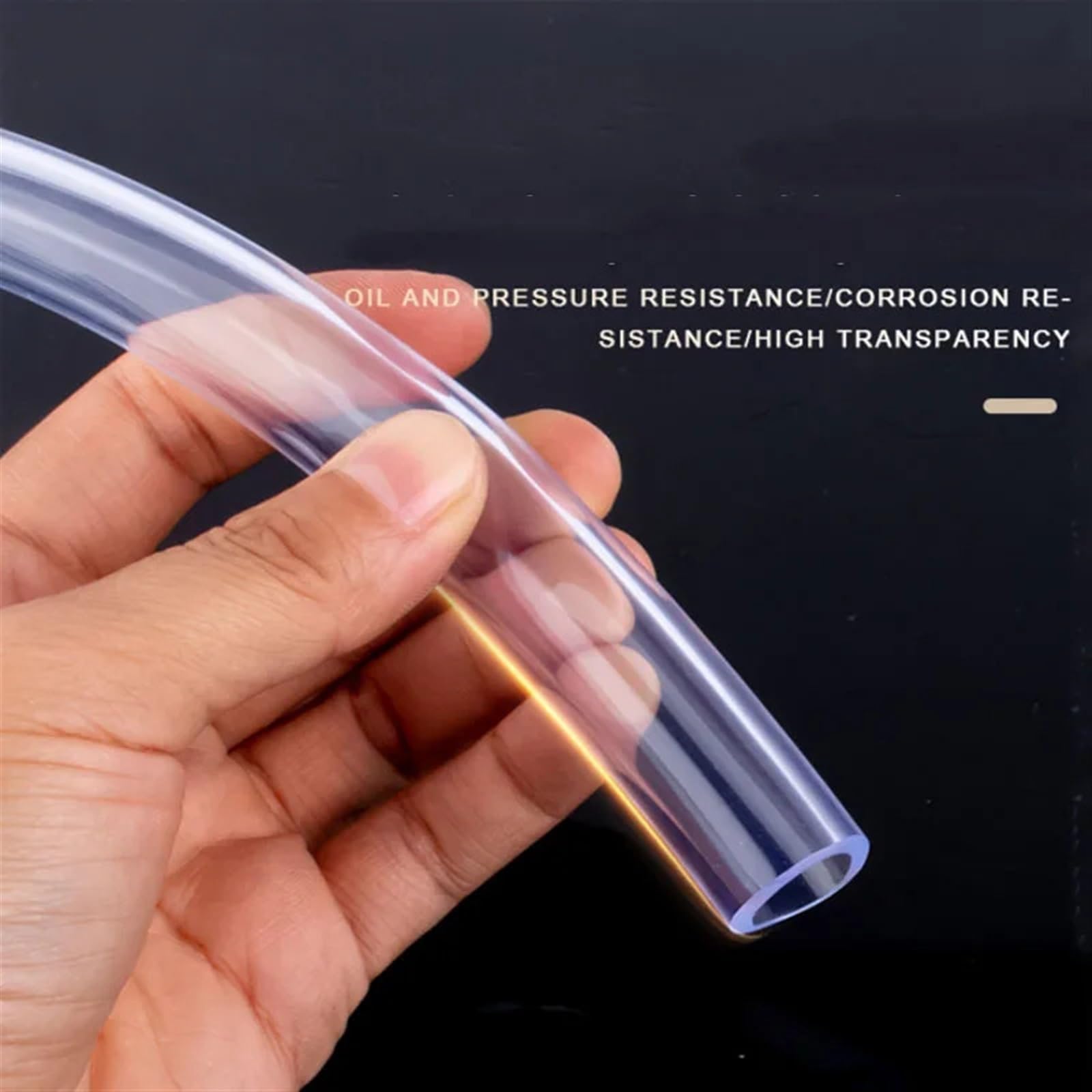 Tuyau En Pvc Tuyaux en plastique PVC Transparent de 1/3/5 mètres, Tube de pompe à eau, diamètre intérieur 2/3/4/5/67/8/9/10/12/13/16/19mm, tuyau d'huile Pour Piscine Aquarium PulvéRisateur(5Meters,10x