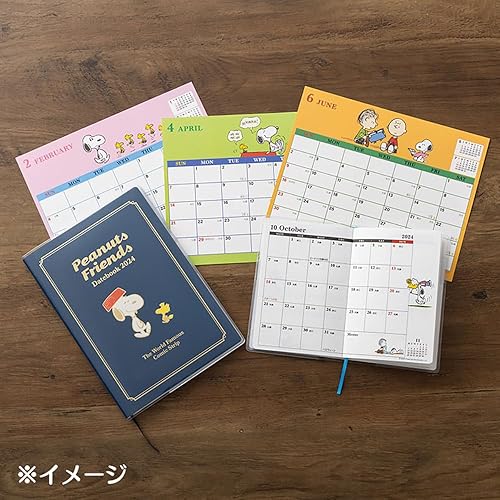 Miniatura 8 de Sanrio Snoopy B6 Date Book 2024 703222