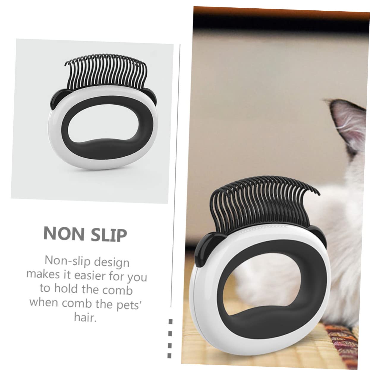Supvox 5stücke Katzenbürste Für Effektives Fellstyling Komfortable Pflegebürste Mit Weichen Zähnen Zur Sanften Entfernung Von Losem Haar Und Unterwolle Für Katzen Und Kätzchen