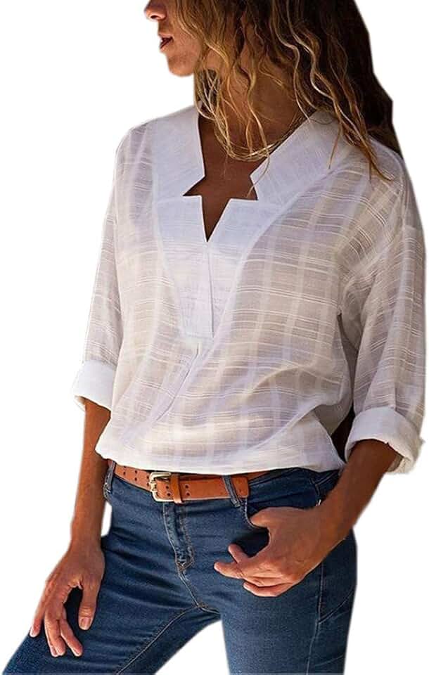Amazon.co.uk Linen Blouses