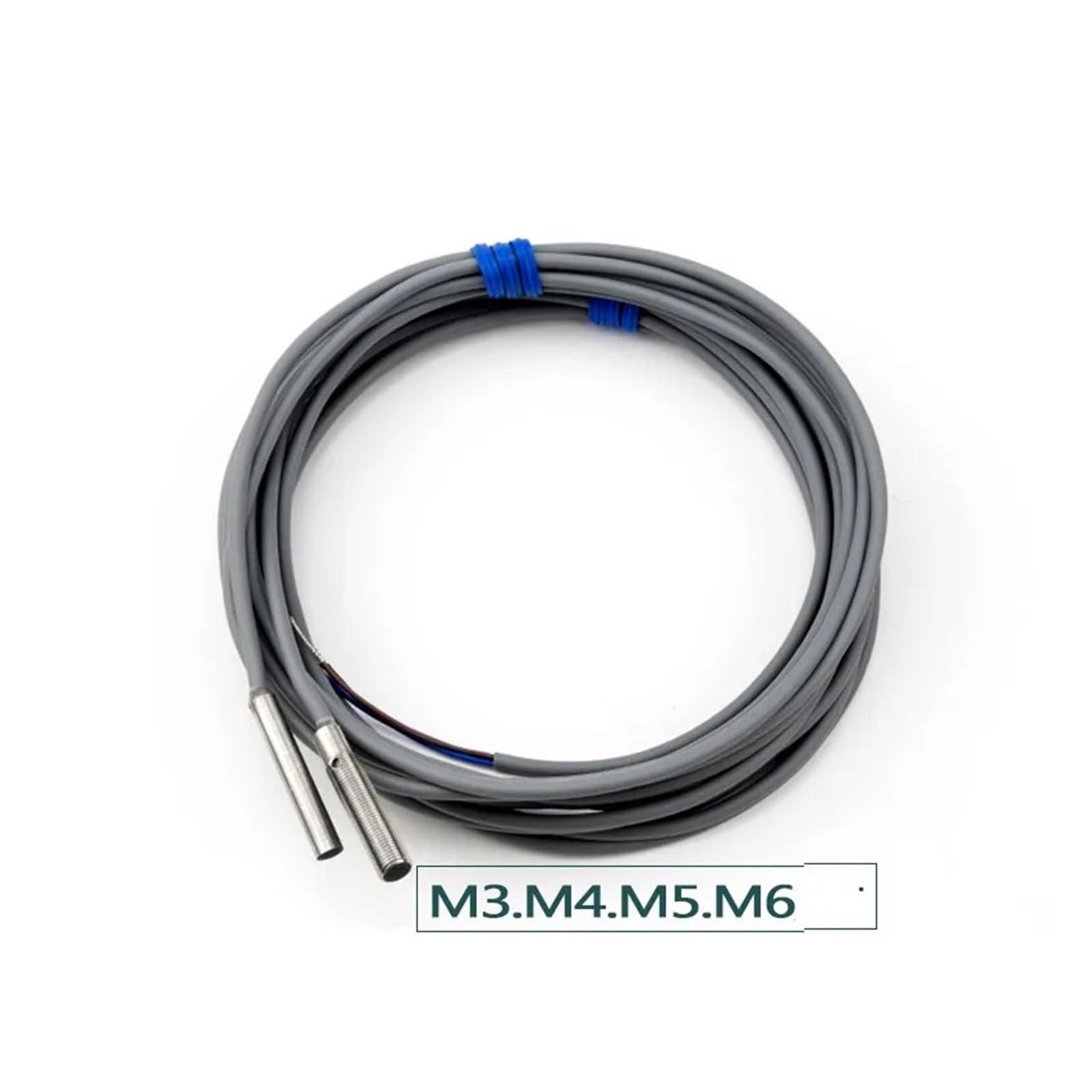 Interruptor de proximidad mini M3 M4 M5 M6 con sensor inductivo NPN PNP. Distancia de detección: 0,6 mm, 0,8 mm, 1 mm, 1,2 mm.