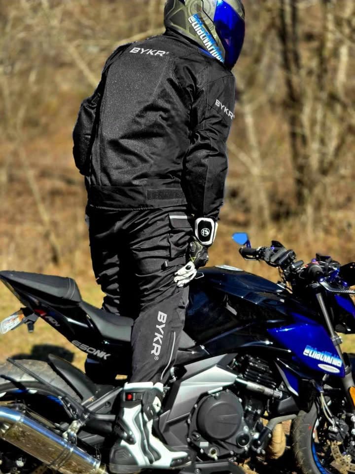 BYKR Mesh Motorcycle Jacket For Men Dual Sports Adventure Breathable Riding Protective Motorbike Jackets Enduro CE Armored - Image 6