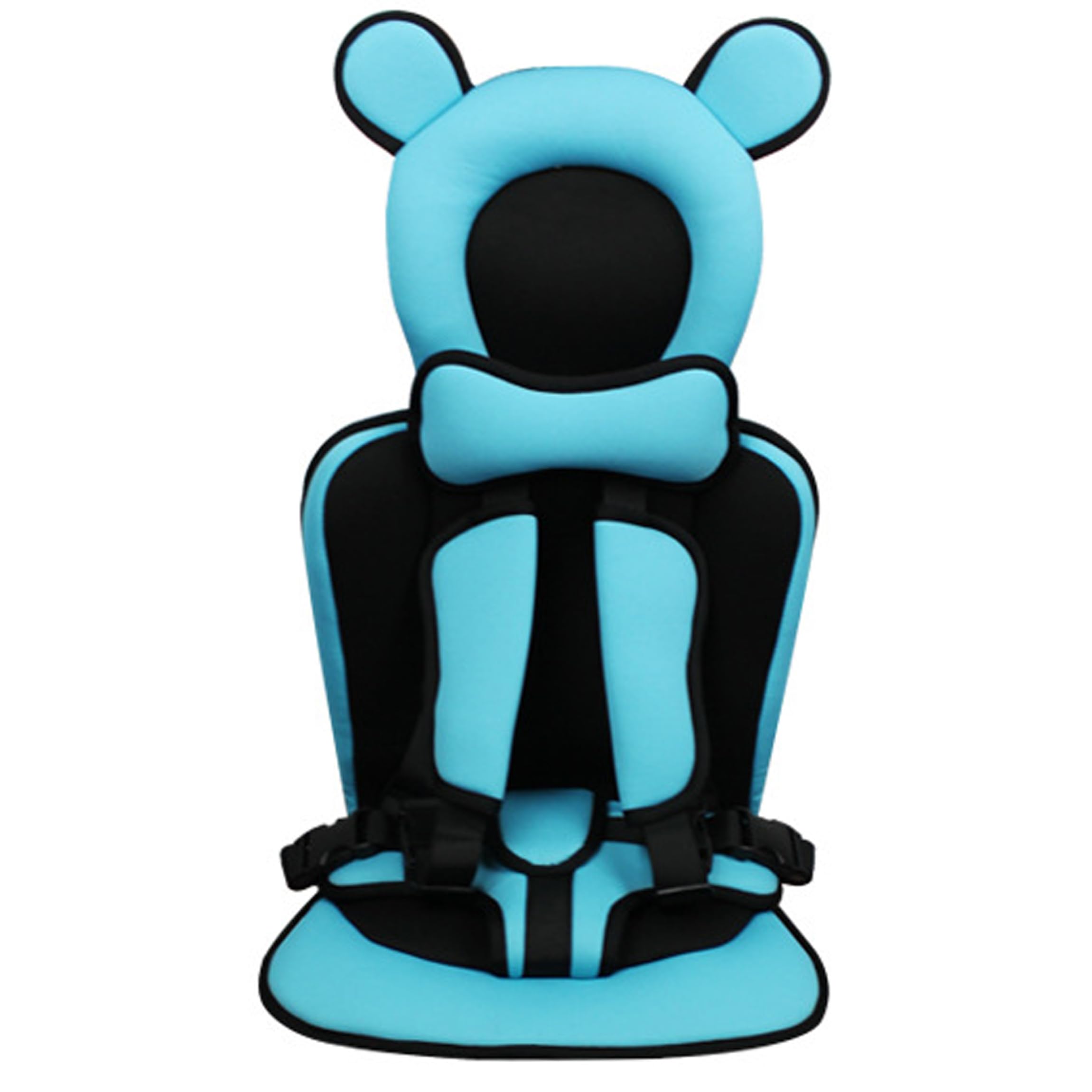 Asiento de maleta para niños pequeños, asiento de equipaje plegable para niños pequeños con correa de seguridad, cojín de viaje para , se adapta a maletas de 18 a 20 pulgadas, talla única, equip