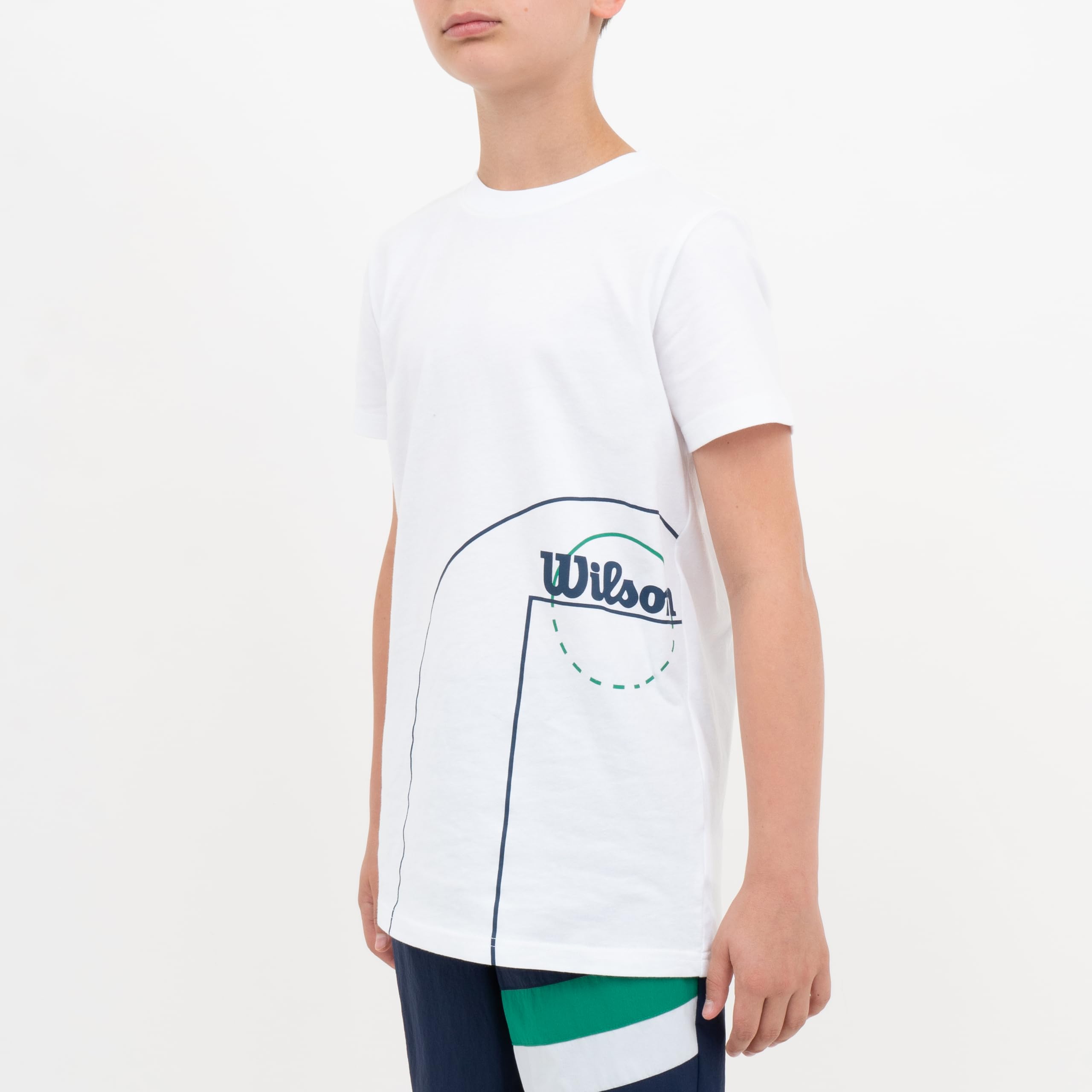 WILSON Camiseta de manga corta para niños, camisetas elegantes para jóvenes para ocasiones diarias