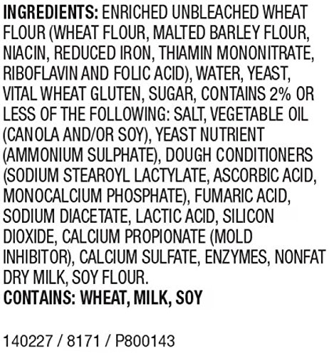 Seattle International Sliced Sourdough Bread, 20 oz