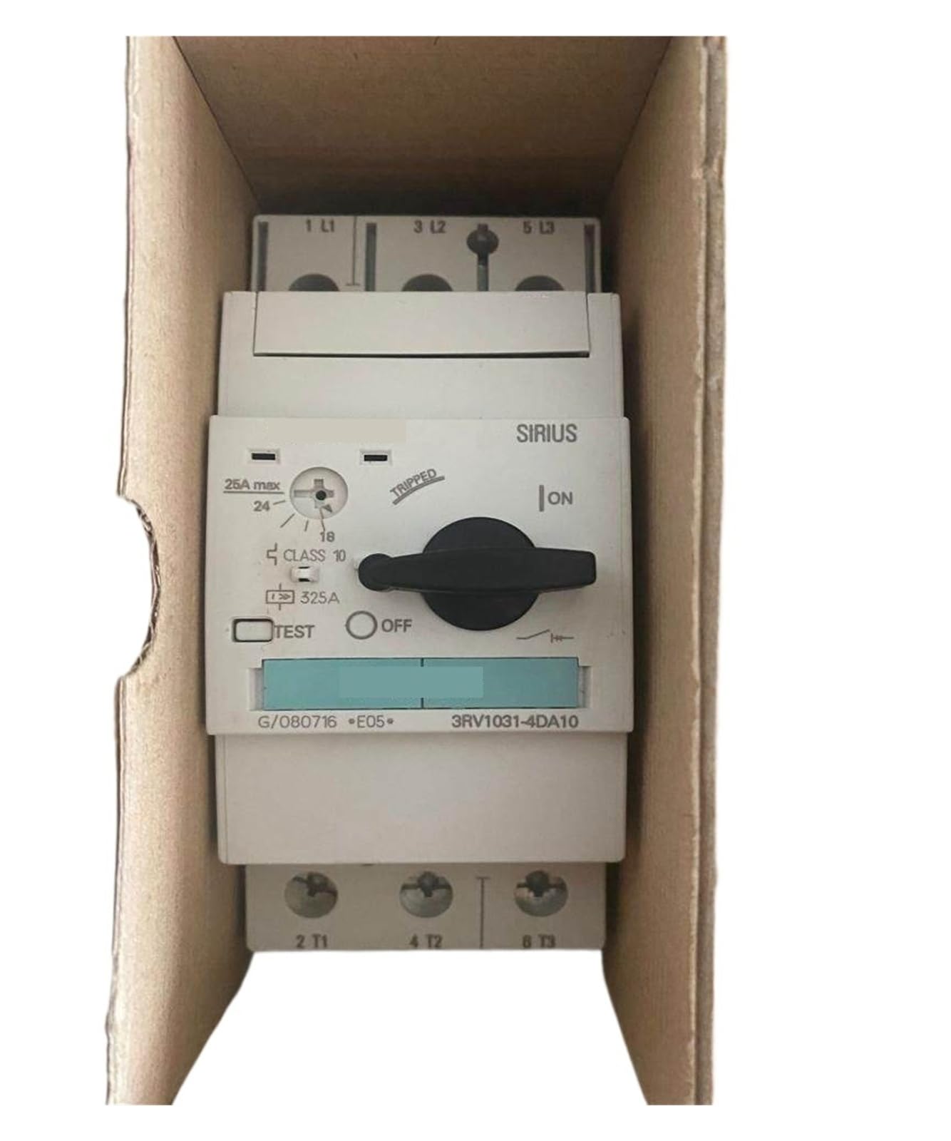 Disyuntor magnetotérmico 3RV1031-4DA10 y arrancador protector de motores de 18 a 25A