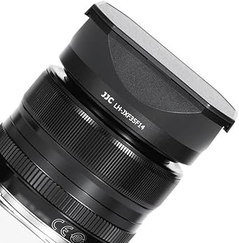 FUJI FILM XF35F1.4R レンズフード付 Amazon | JJC メタル 正方形 レンズフード + フードキャップ