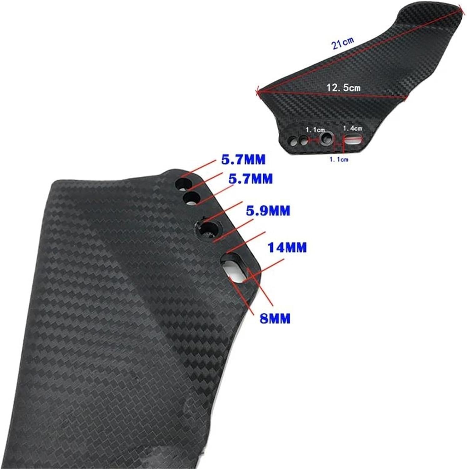 オートバイのサイドウイングレット 用 カワサキ 用 ニンジャ 650 用 H2