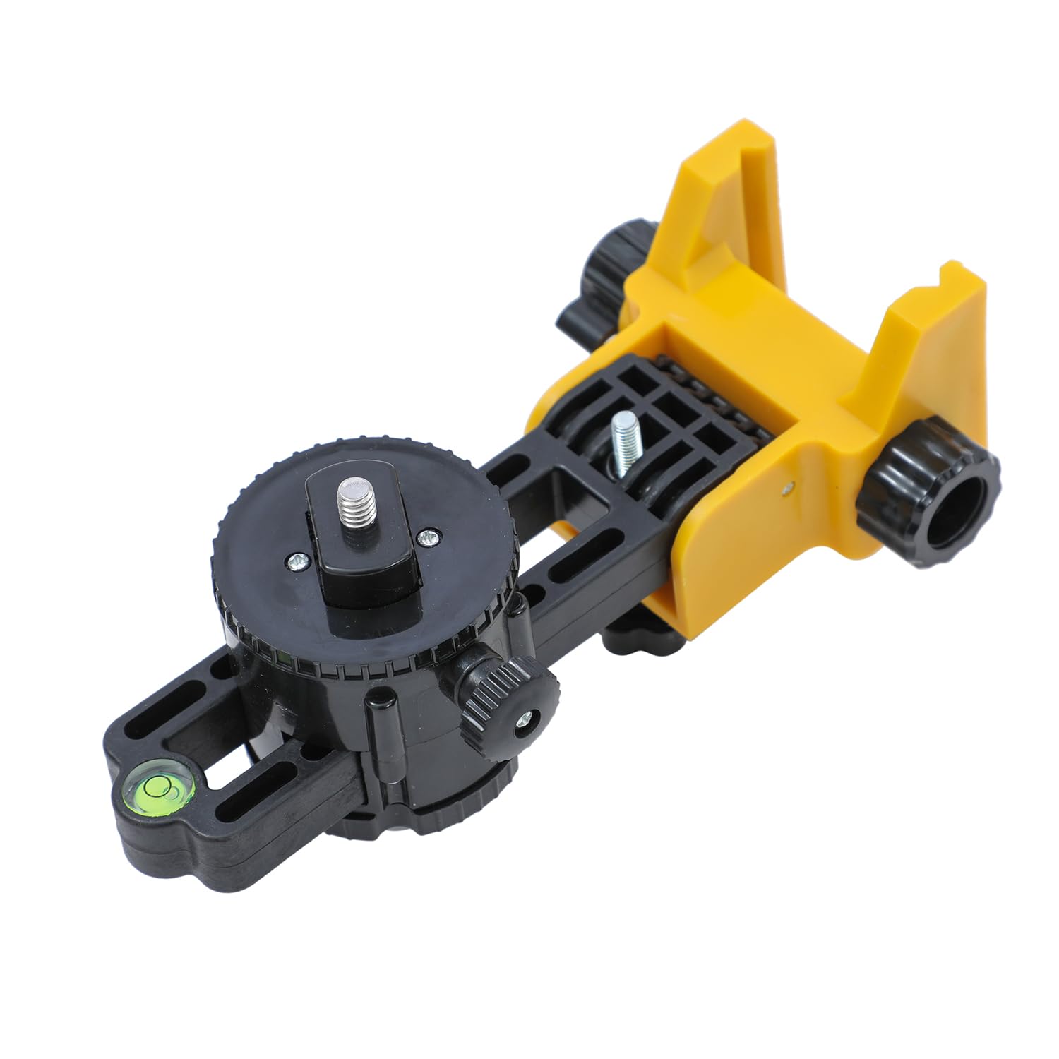 TOPWAY Asta Telescopica 3.7M per Livella Laser, Acciaio Inox, Bloccaggio Rapido, con Supporto Regolabile e Borsa 311579