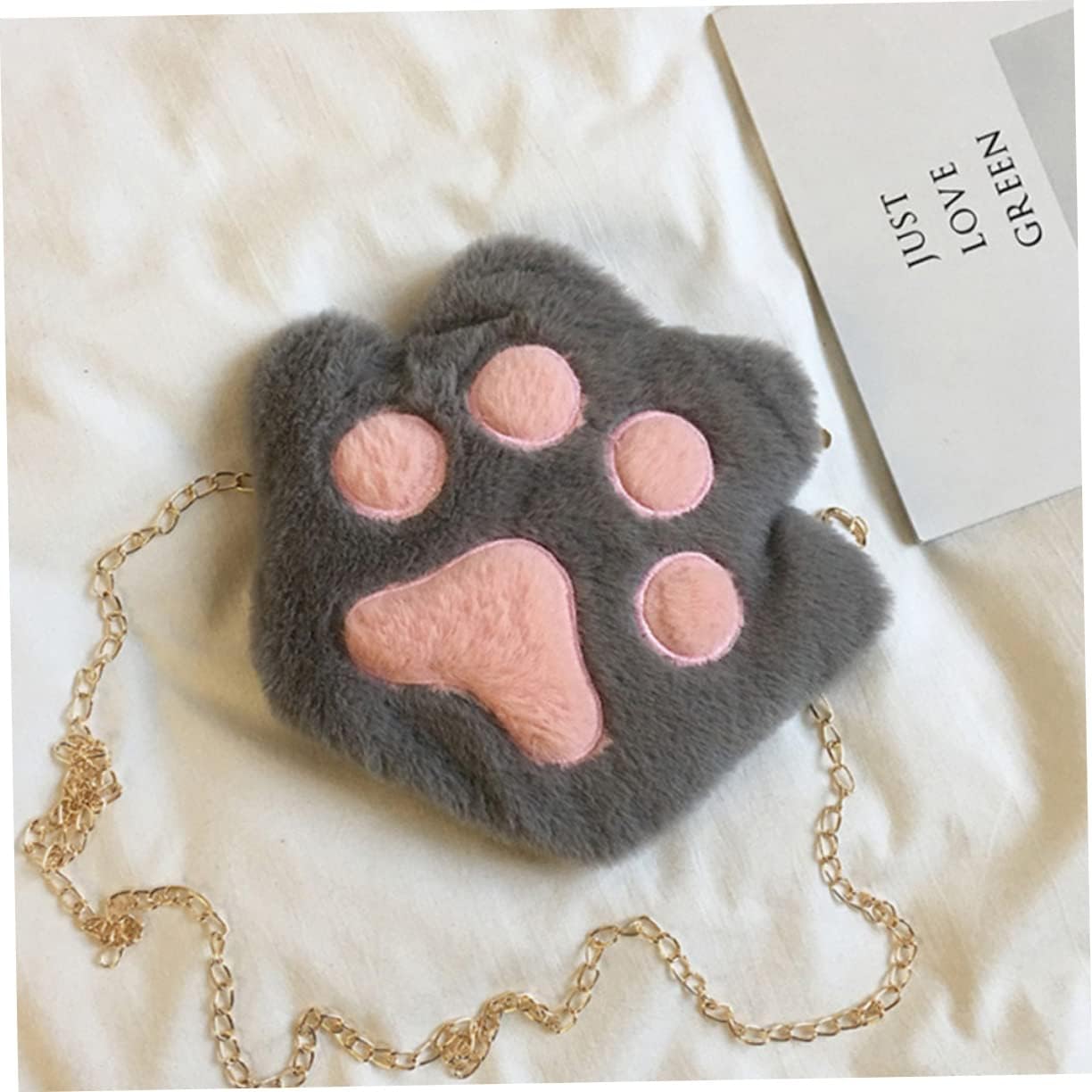 Holibanna Plush Bag Cartoon Bear Shape Purse Storage Pouch for Cellphone Lipsticks Travel Bag