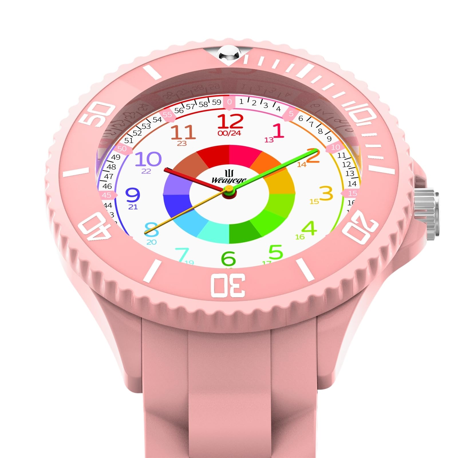 Reloj de Aprendizaje Infantil Niño Niña, Analógico Pulsera, Time Teacher, Cuarzo, Impermeable 3ATM