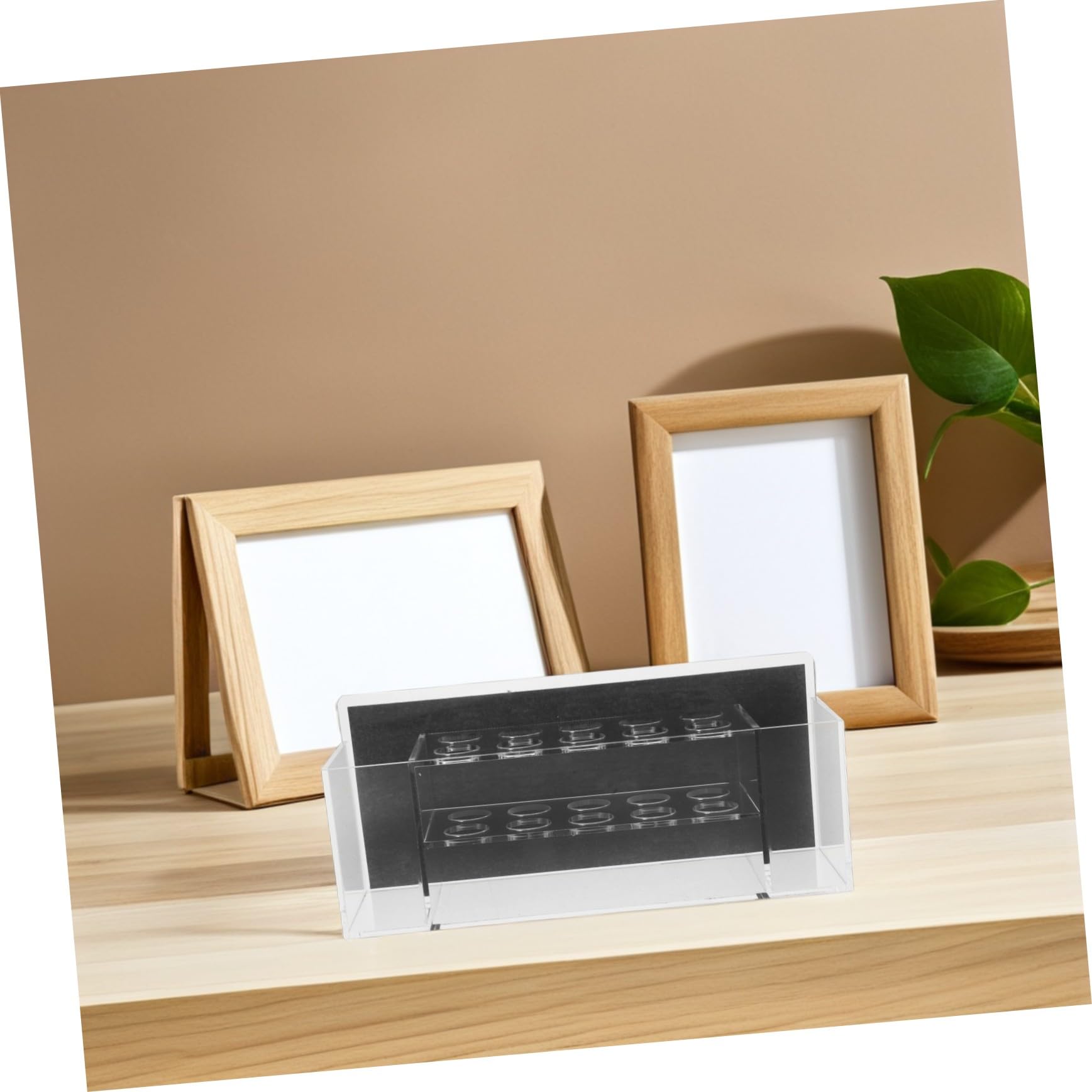 iplusmile Espositore per Pennarelli in Acrilico Trasparente Organizer Portapenne Magnetico per Lavagna Bianca Supporto Salvaspazio per Accessori Cancellabili Secco per Aule e Uffici