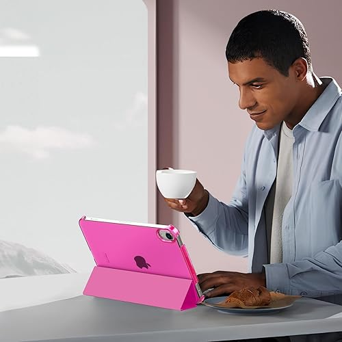 Miniatura 193 de MoKo Funda para iPad mini 7 (A17 Pro) Generation Case 2024, iPad mini 6 2021, funda delgada y ligera de 8.3 pulgadas de carcasa de policarbonato