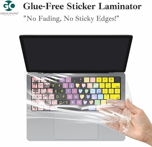Miniatura 9 de Green Onions Supply Tapa de teclado Pro para MacBook Pro. Compatible con Touch ID, ultrafina, transparente. Paquete de 2 (MacBook Pro de 16 pulgadas)