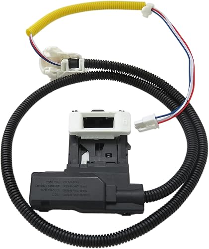 W11307244 W10682535 Reemplazo del conjunto de bloqueo de la tapa de la lavadora (3 cables) para Whirlpool WTW5000DW2 WTW4816FW2