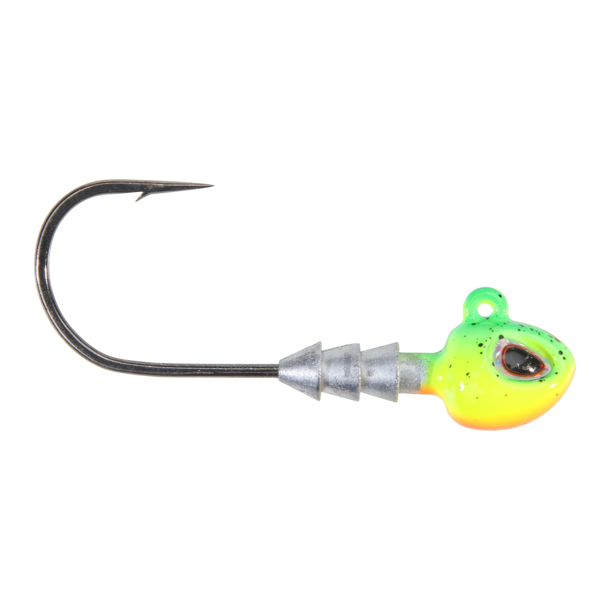Berkley Fusion19 Hybrid Fishing Jigheads (Firetiger, 1/0 Hook Size - 1/8 oz)