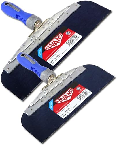 Juego de cuchillos de cinta offset para paneles de yeso de 10" y 12" de acero azul