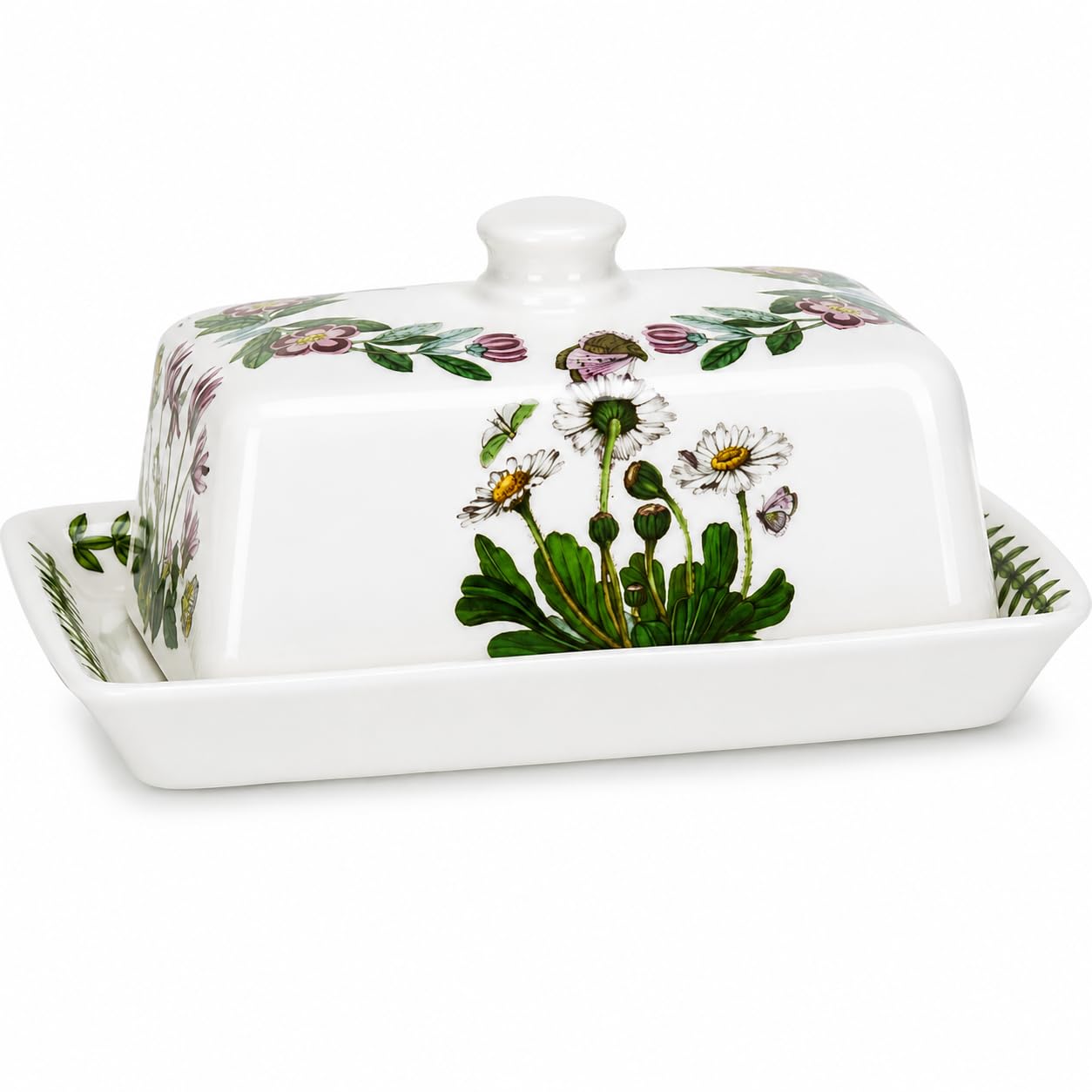 Amazon.com | Portmeirion Botanic Garden Ceramic Butter Dish