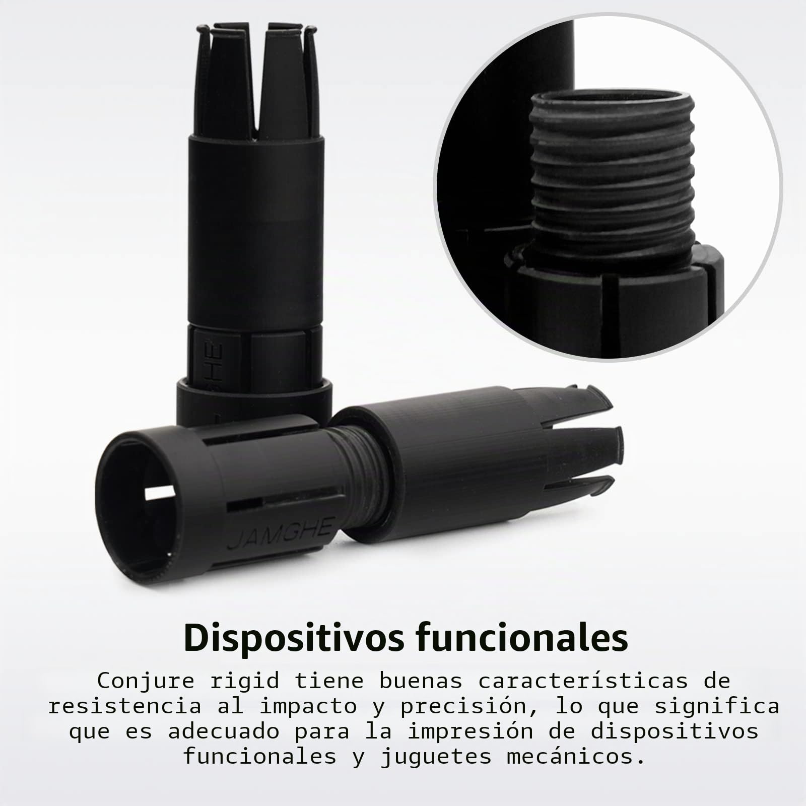 Conjure Rígida Resina Gris Atómico 1 kg para Impresora 3D | Técnica Resina con Geringer Contracción, Hohe Präzision, 405 nm, Gris Atómico, 1000 g