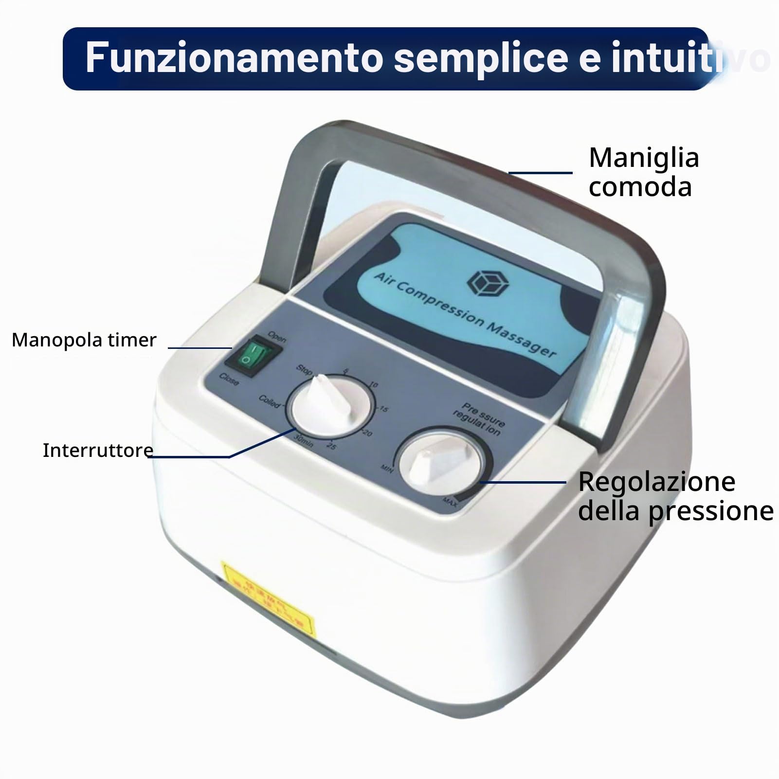Massaggiatore Gambe Linfodrenante, Pressoterapia Linfodrenaggio Cellulite, Macchina per Pressoterapia a Casa, Pressoterapia Gambe e Pancia, Linfodrenaggio Gambe, Massaggio Gambe