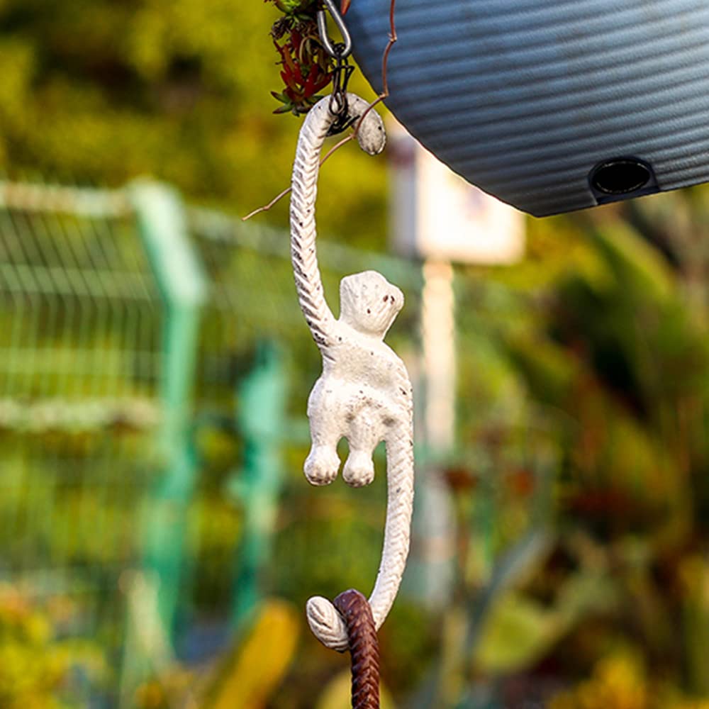 Amazon.com: BOOMLATU Distressed Heavy Duty Cast Iron Monkey Hooks