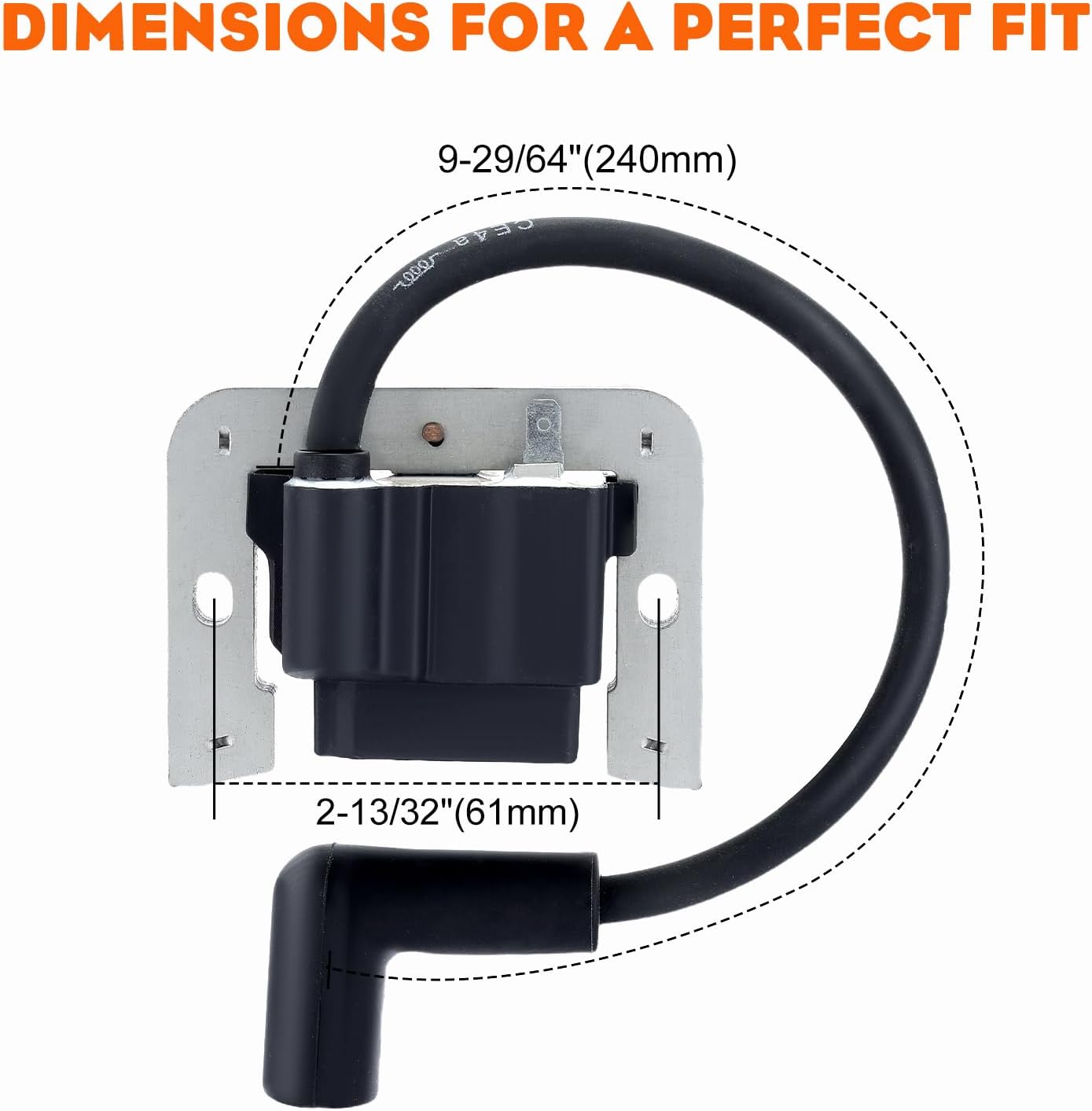Hipa 24 584 45-S Ignition Coil Replace 24-584-01S Compatible with MIA11292 Kohler CV20 CV22 CV22S CV23 CV25 CV18 CV19 CH18 CH20 CH22 CH23 CH25 Engine