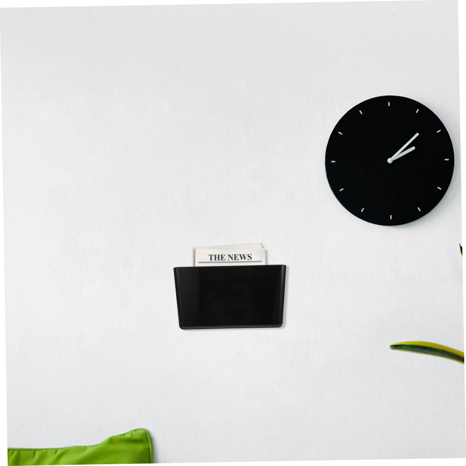 Porta Documenti da Parete in Plastica Resistente Organizer File Holder Multiuso per Ufficio e Casa Supporto Riviste e Cartelle Compatto Murale Ordinato e Pratico
