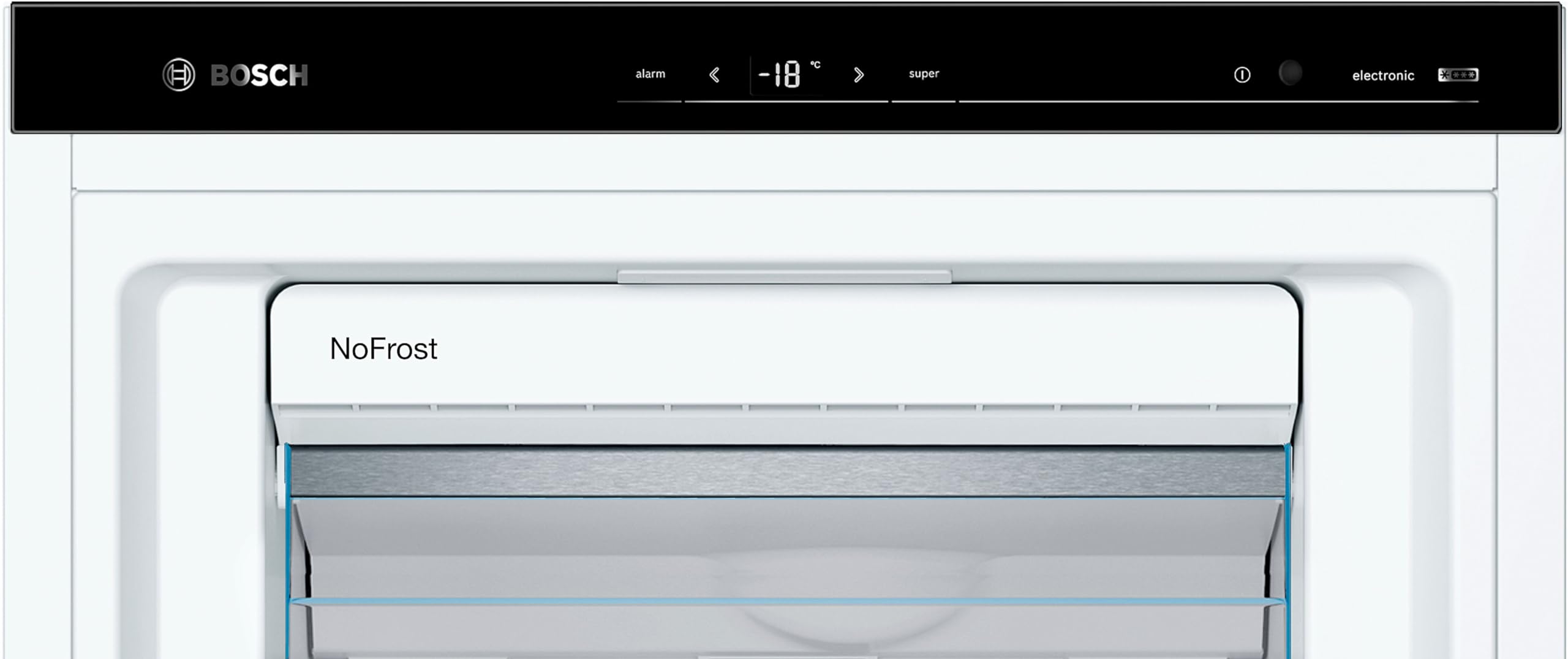Bosch Serie 6 GSN54AWCV XXL-Gefrierschrank, 176 x 70 cm, 327 L, NoFrost, LED-Beleuchtung, BigBox, Weiß