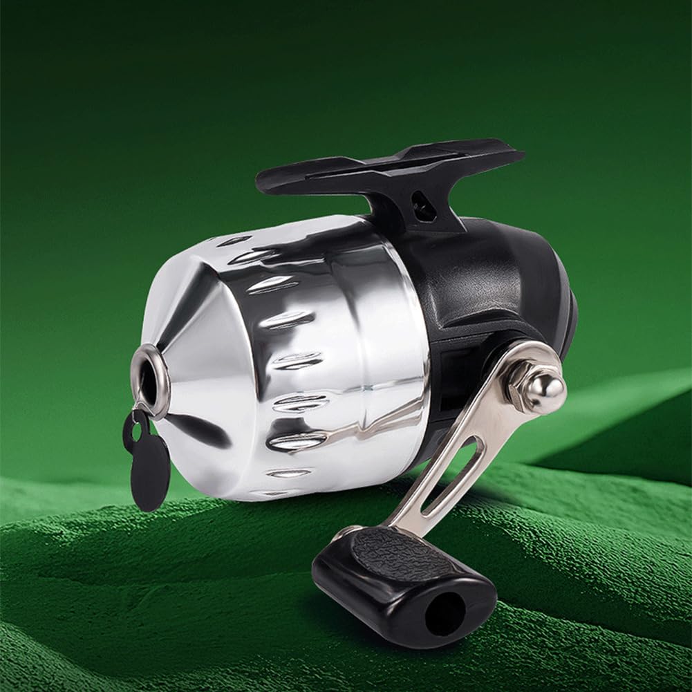Canna da spinning telescopica a forma di pesce HTU con mulinello da pesca alla carpa, canna da pesca nel ghiaccio marino, accessori per la pesca